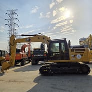 2021 Caterpillar 315D2 crawler excavator, side view
