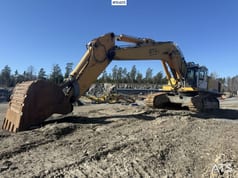 2007 Liebherr R974B HD-SL crawler excavator, side profile view 2007 Liebherr R974B HD-SL crawler excavator, side profile view