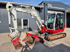 2021 Takeuchi TB370 mini excavator side view