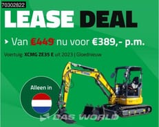 2023 Yanmar XE35 E mini excavator, side view