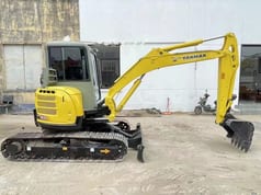 2020 Yanmar VIO55 mini excavator, side view