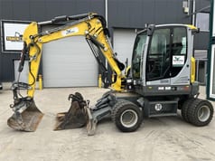 2023 Wacker Neuson EW65 wheel excavator side view