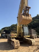 2023 Caterpillar 325B crawler excavator, front view