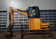 2010 JCB JS145HD material handler side view