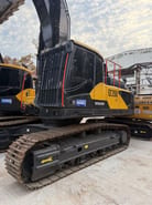 2026 Volvo EC350D crawler excavator, front three-quarter view
