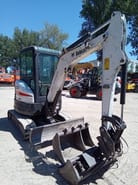 2017 Bobcat E26 crawler excavator, front three-quarter view