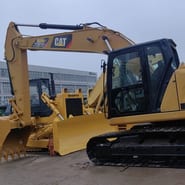 2021 Caterpillar 320 excavator side view