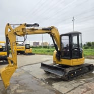 2022 Caterpillar 305C mini excavator, side profile view