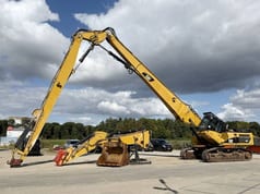 2009 Caterpillar 345C UHD crawler excavator side view