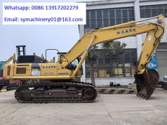 2020 Komatsu PC450-8 crawler excavator side view