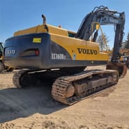 Volvo EC360BLC crawler excavator, rear three-quarter view