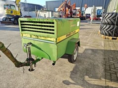 1991 Irmer + Elze 95 IRMAIR 3 portable compressor, rear three-quarter view