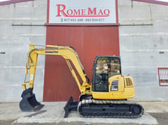 2021 Komatsu PC80MR-5 mini excavator, side view