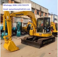 2019 Komatsu PC78US-6N0 mini excavator, side view