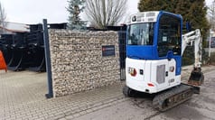 2022 Caterpillar 301.8 mini excavator, front three-quarter view