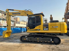 2024 Komatsu PC220 crawler excavator, side view