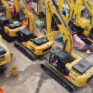 2013 Sany 215C crawler excavator, high-angle view