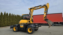 2016 JCB Hydradig 110W wheel excavator, side profile view