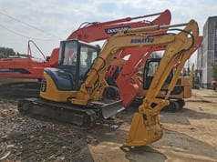 2011 Komatsu PC40MR mini excavator, side view