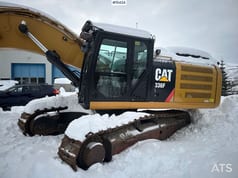 2017 Caterpillar 336FL crawler excavator side view