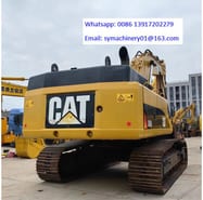 2022 Caterpillar 345D crawler excavator rear view 2022 Caterpillar 345D crawler excavator rear view