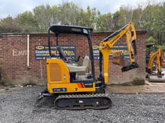 2024 LiuGong 9018F mini excavator, side profile view