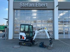 2023 Bobcat E17 mini excavator, side view