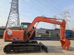 2022 Hitachi Zaxis 60 mini excavator, side view