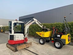 2019 Takeuchi TB23R mini excavator side view