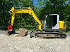2015 Wacker Neuson 14504 crawler excavator, side profile view