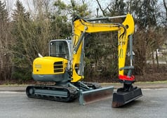2008 Wacker Neuson 8003 crawler excavator, side profile view