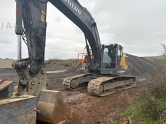 2021 Volvo EC300E crawler excavator, side view