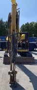 2019 Caterpillar 308C crawler excavator, front view of boom and cab