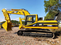 2022 Caterpillar 330BL crawler excavator side view