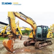 2024 XCMG XE135G crawler excavator, side view