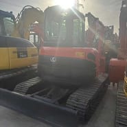 2021 Kubota KX155 crawler excavator, rear view 2021 Kubota KX155 crawler excavator, rear view