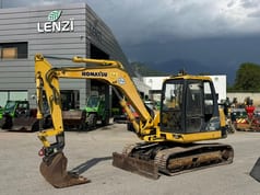 2006 Komatsu PC 75R mini excavator, side view