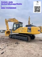 2020 Komatsu PC350 crawler excavator, side view