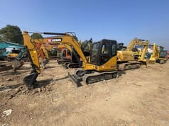 2023 XCMG XE60DA mini excavator, side view