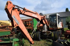 1996 Atlas 1404 M wheel excavator, front three-quarter view