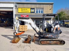 2018 Bobcat E27 crawler excavator side view
