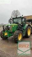 2020 John Deere 6R 130 tractor, front three-quarter view 2020 John Deere 6R 130 tractor, front three-quarter view