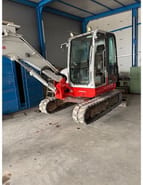 2016 Takeuchi TB260 mini excavator, side view