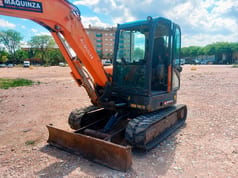 2015 Doosan DX62R-3 mini excavator, side view