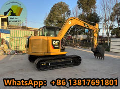2022 Caterpillar 308E2CR mini excavator, side profile view