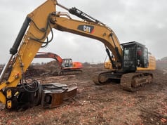 2017 Caterpillar 336FLN crawler excavator, side view