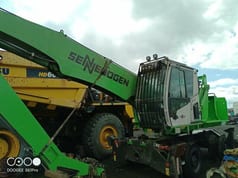 2022 Sennebogen 818-E wheel excavator, side view