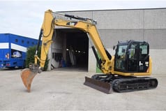 2018 Caterpillar 308E2CR mini excavator side view