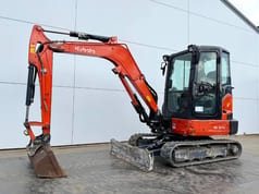 2020 Kubota KX037-4 mini excavator, side view