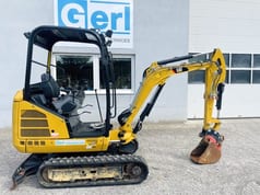 2018 Caterpillar 301.7D mini excavator, side view